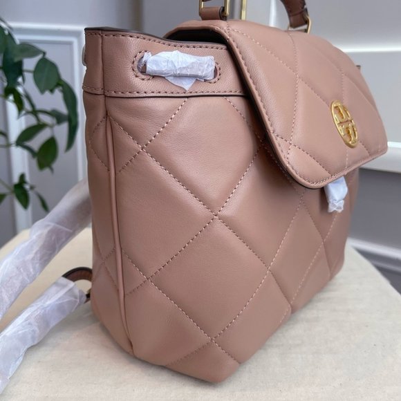 🔥NeW! $678 Tory Burch Soft Quilted Willa Backpack - Picture 5 of 11